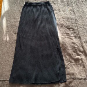 Mijeong Park black knitted skirt